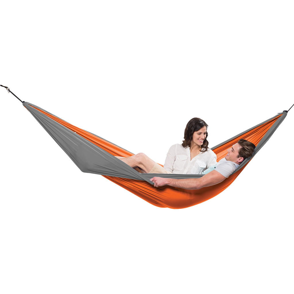 Shop for Coghlan's Double Parachute Hammock Orange/Grey on outback.ae