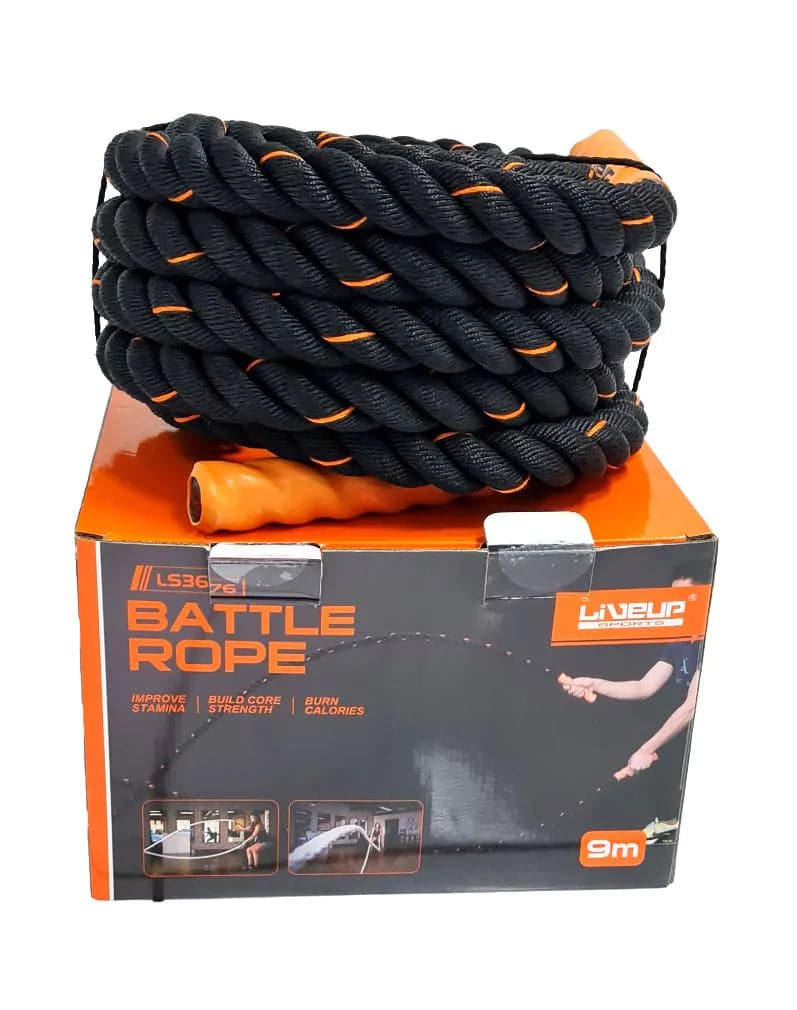 Liveup Battle Rope 9m | LS3676 - Athletix.ae