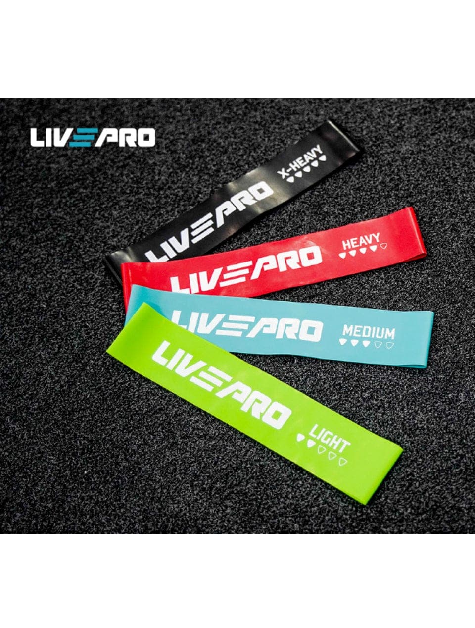 LivePro Resistance Band Set - Athletix.ae