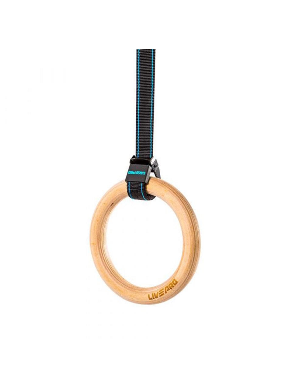 LivePro Wooden Gym Ring for Gymnastic and Crossfit training - Athletix.ae