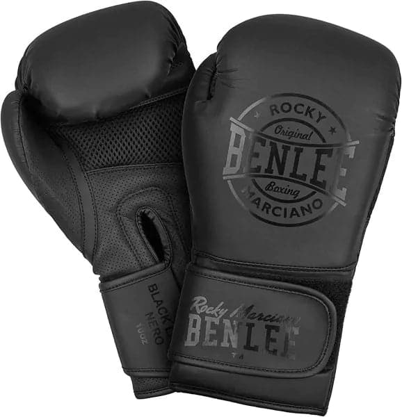 Benlee, Art Leather Boxing Gloves 14 Oz, 199209/1000, Black - Athletix.ae