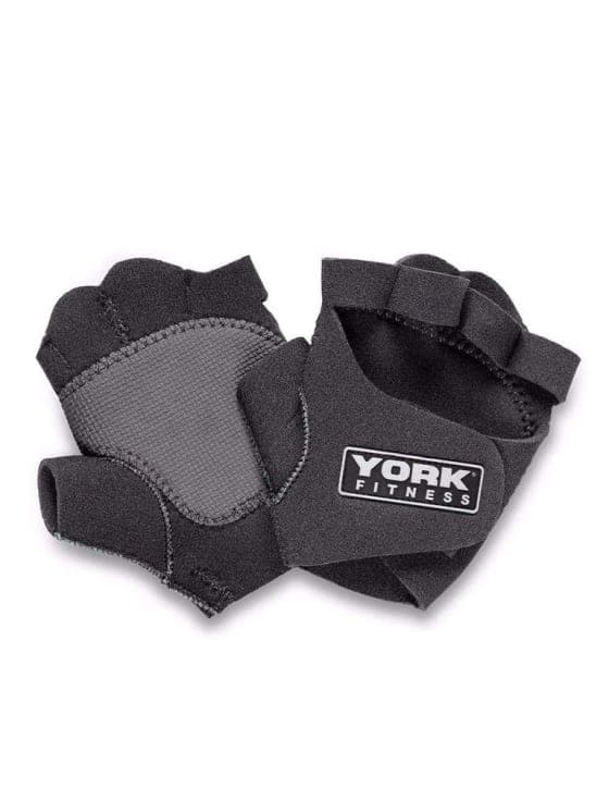 York, Fitness Neoprene Weight Lifting Glove, Black - Athletix.ae
