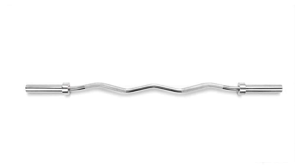 SWLLC Ziva Olympic Chrome Ez Curl Bar 1.2M