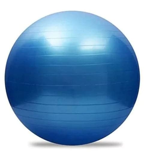 York, Fitness Anti - Burst Gym Ball 55Cm W/ Pump, Multi-Color - Athletix.ae