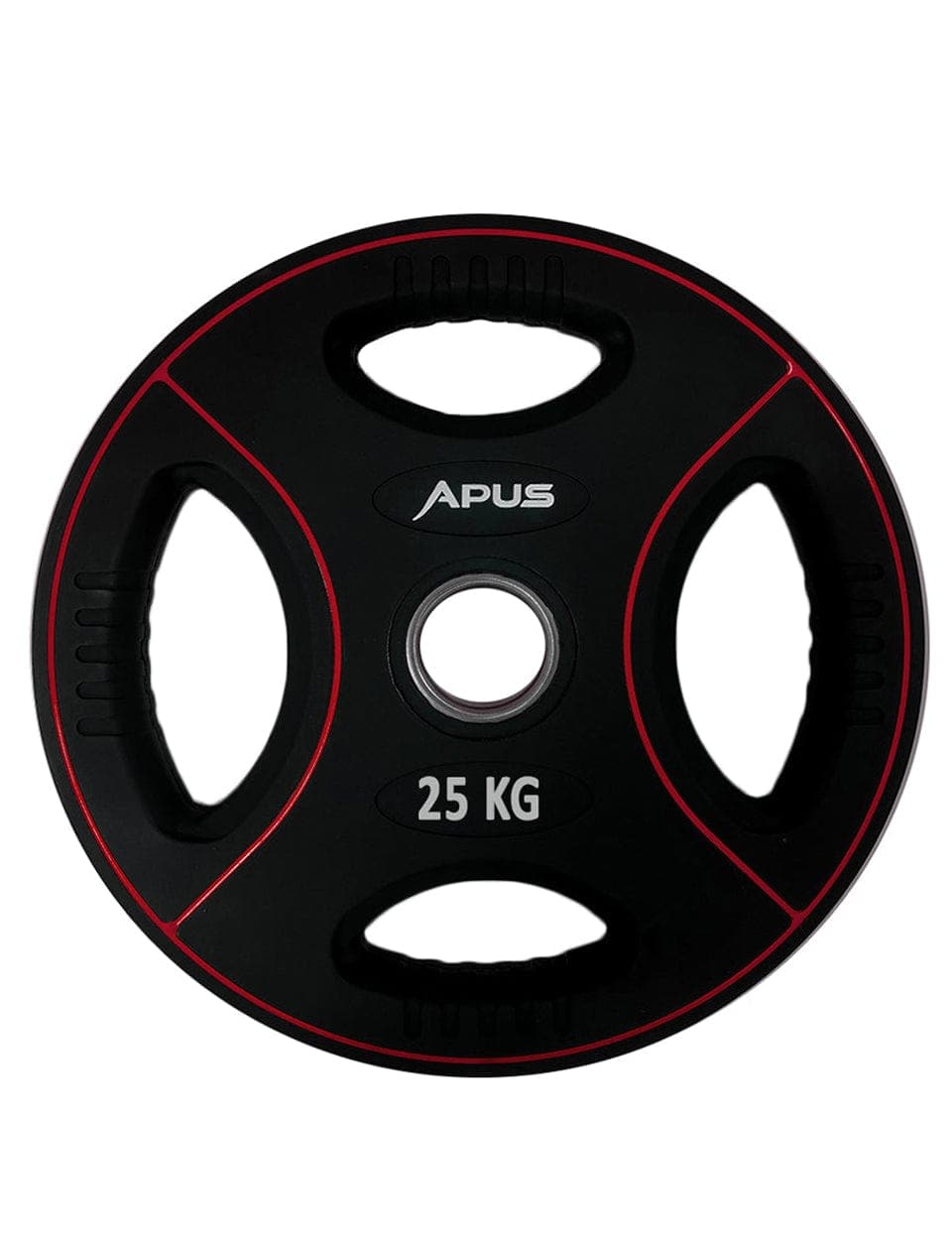 Apus Premium Olympic Rubber Weight Plates (1.25 to 25 KG) - With 3 years commercial warranty - Athletix.ae