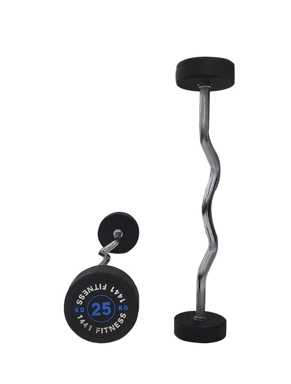 1441 Fitness Fixed Curl Barbell Weight - 10 kg - 50 kg 25kg