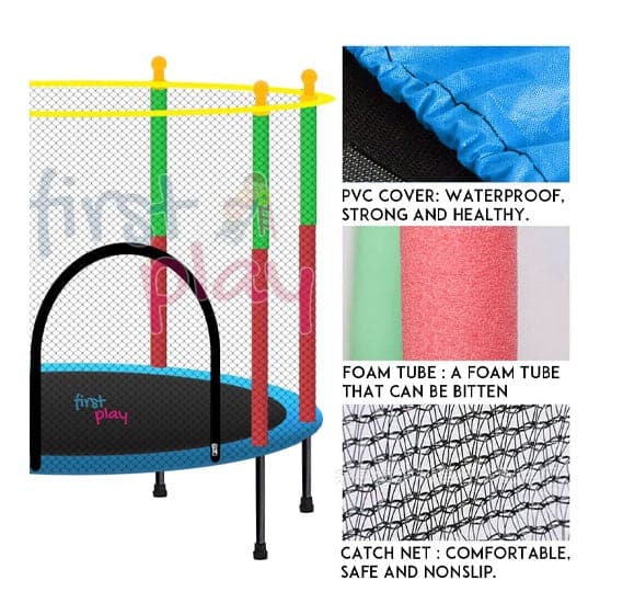 Generic Trampoline (140Cm), 7660-55, Blue - Athletix.ae