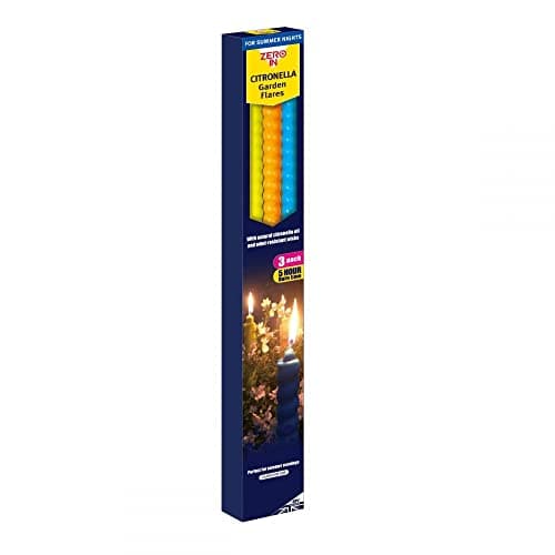 Shop for Zero In Citronella Garden Flares - 3 Pack on athletix.ae