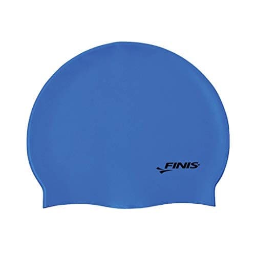 Finis Men's Silicone Swim Cap Solid Technical Training Equipment-White - Athletix.ae