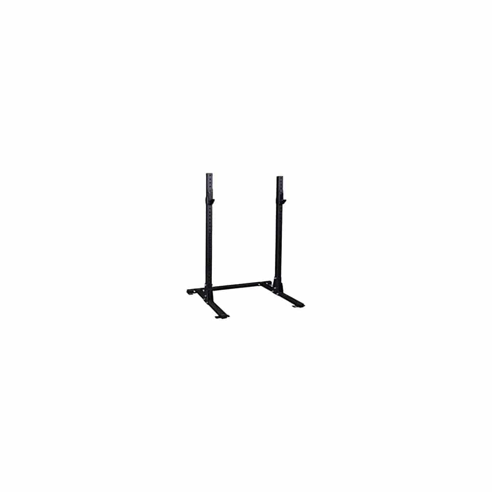 Body Solid Pro Clubline Squat Stand, Black, SPR250 - Athletix.ae