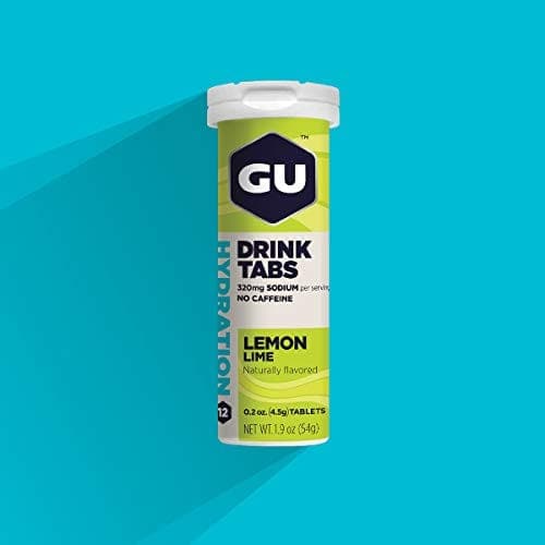 Sport In Life GU Energy Hydration Electrolyte Drink Tablets, Single Tube (Lemon Lime)