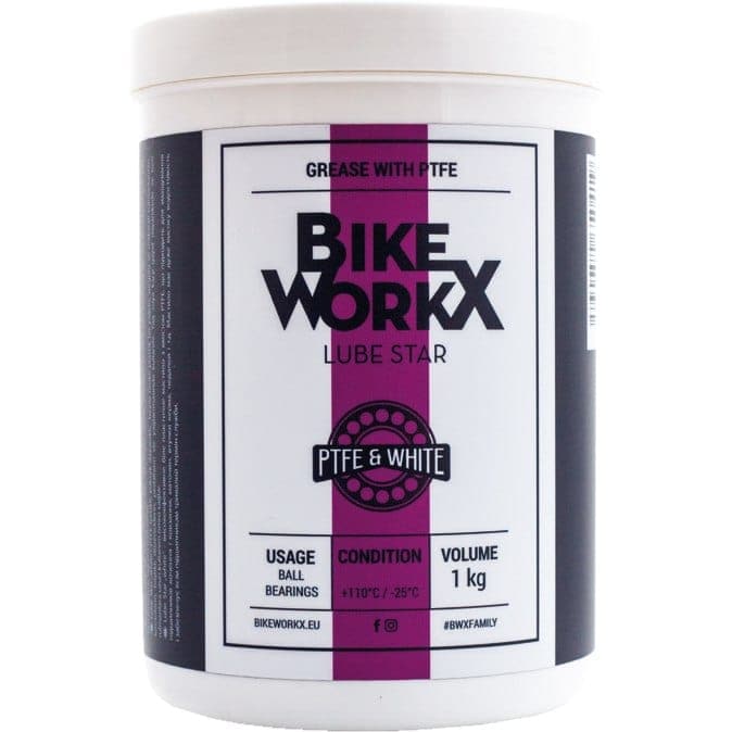 Bikeworkx Lube Star White Grease - 1Kg - Athletix.ae