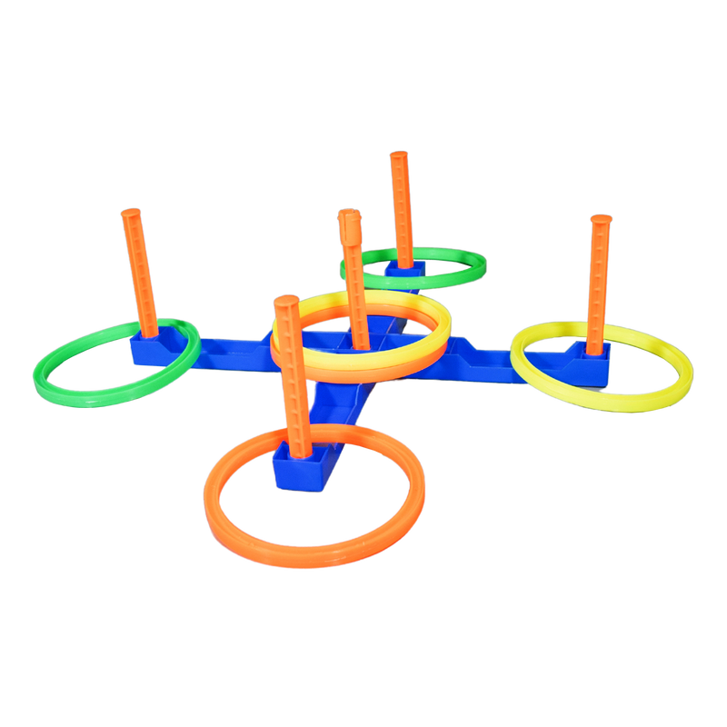 DS Ring Toss Game Set (5 Target, 6 Rings) - Athletix.ae