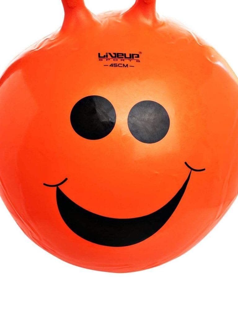 Liveup, Hopping Ball 45 Cm Pvc, Ls3220, Orange - Athletix.ae