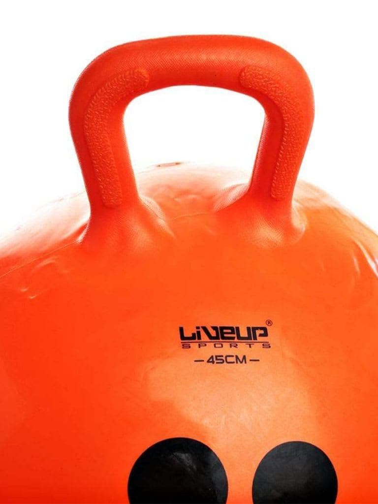 Liveup, Hopping Ball 45 Cm Pvc, Ls3220, Orange - Athletix.ae