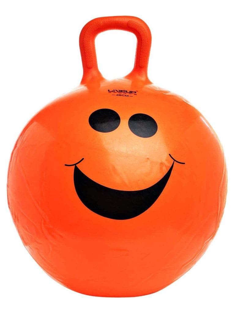 Liveup, Hopping Ball 45 Cm Pvc, Ls3220, Orange - Athletix.ae