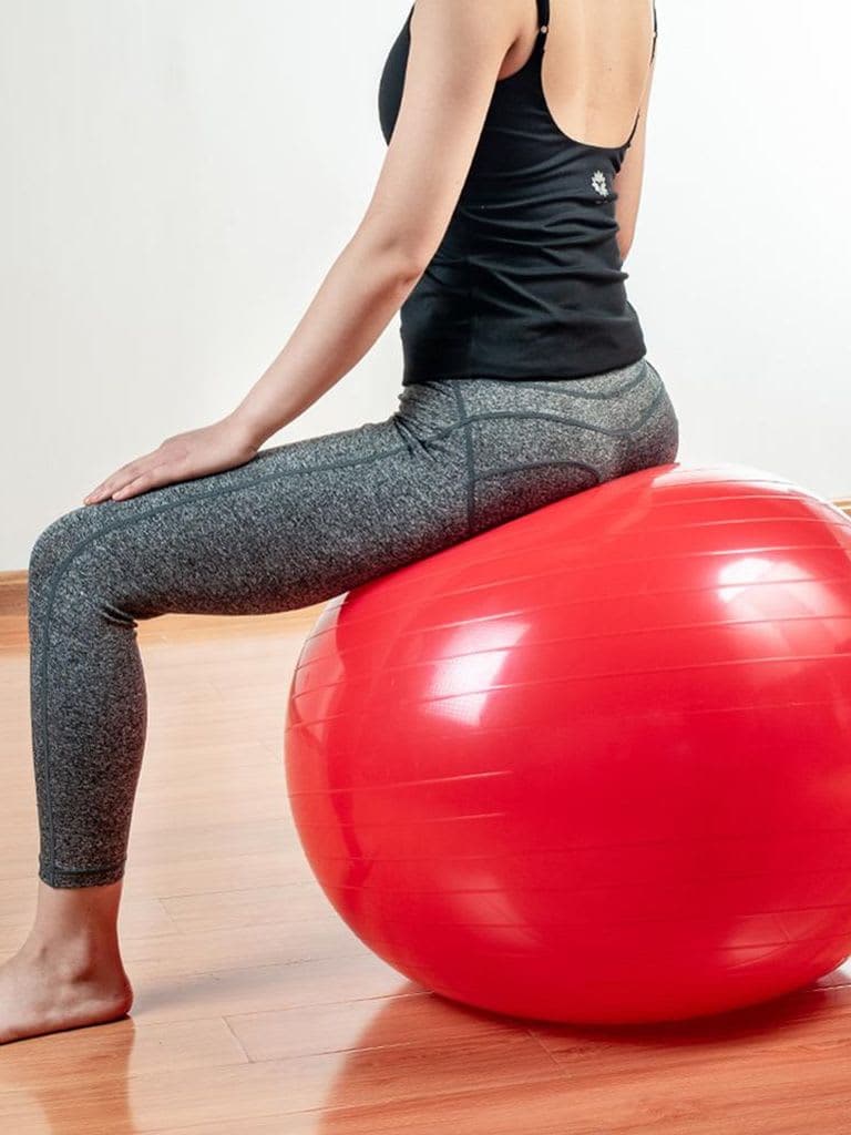 Liveup, Stability Ball Without Pump, Ir97446, Red - Athletix.ae