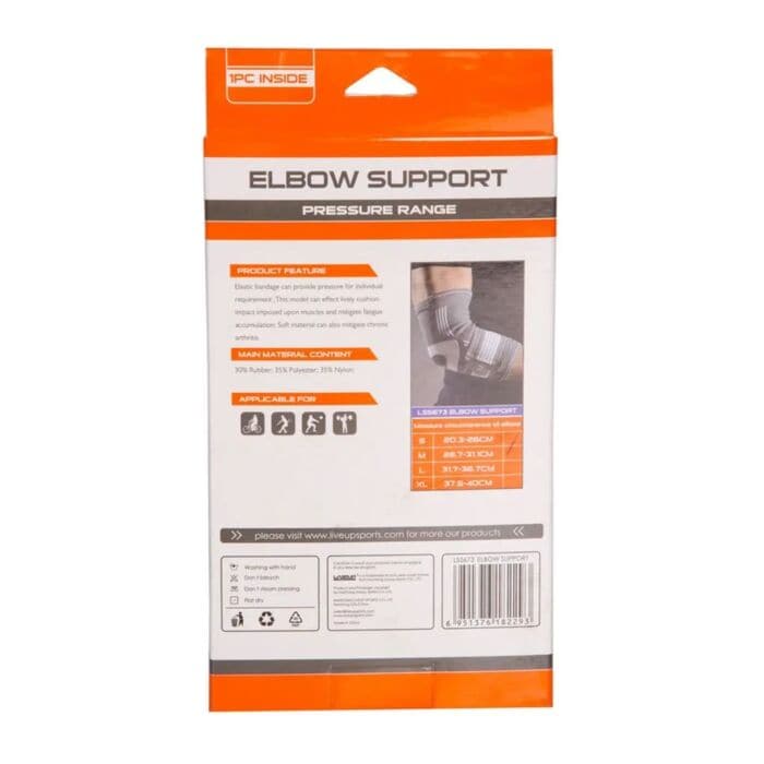 Liveup, Elbow Support, Ls5673 - Athletix.ae