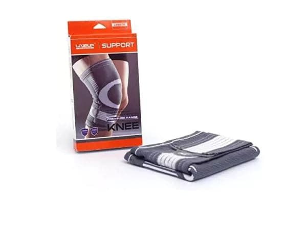 Liveup, Knee Support, Ls5676, Grey - Athletix.ae