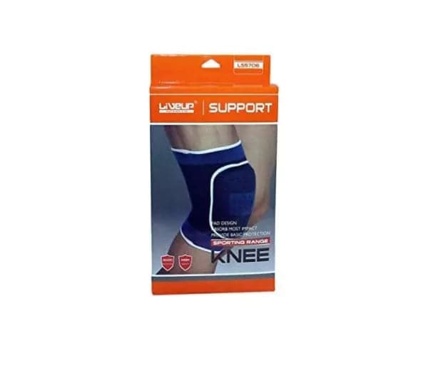 Liveup, Knee Support, Ls5706, Blue - Athletix.ae