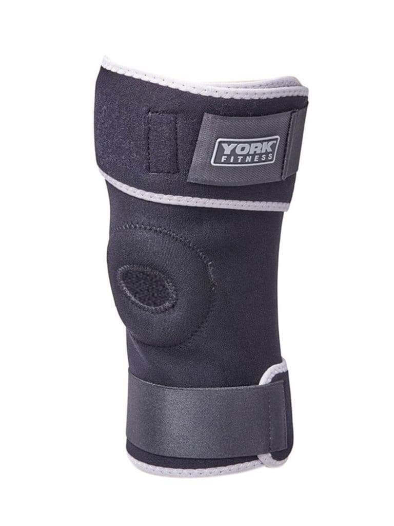 York, Fitness Knee Wraps, 60259, Black - Athletix.ae