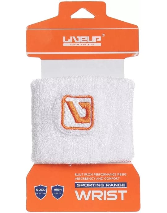 Liveup, Wrist Support 8 X 8 Cm, Ls5750, White - Athletix.ae