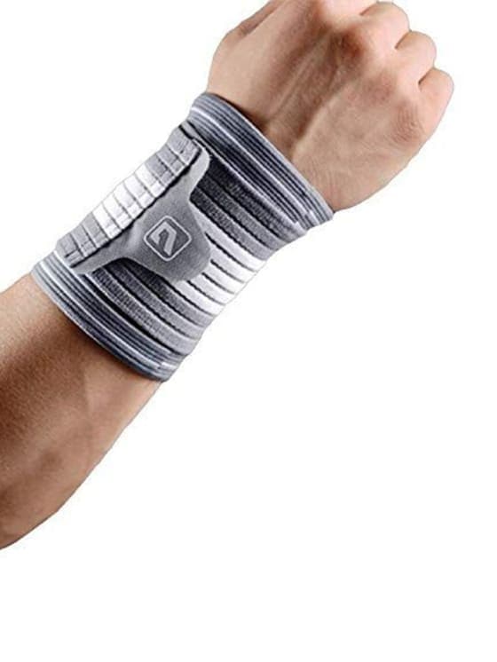 Liveup, Wrist Supporter S/M, Ls5672, Grey - Athletix.ae