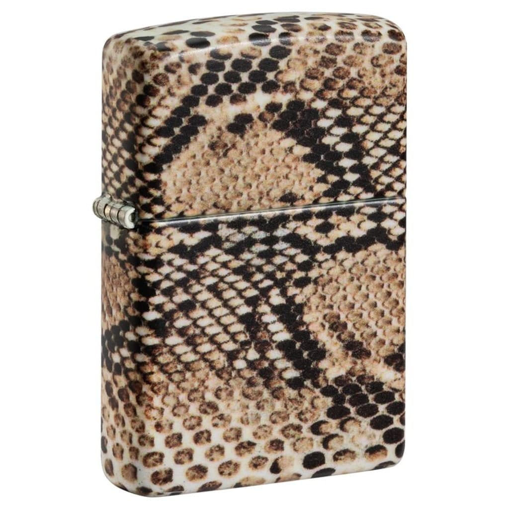 Snake Skin Desigin White 540 Matte Windproof Lighter, Classic Model, Multicolour - OUTBACK