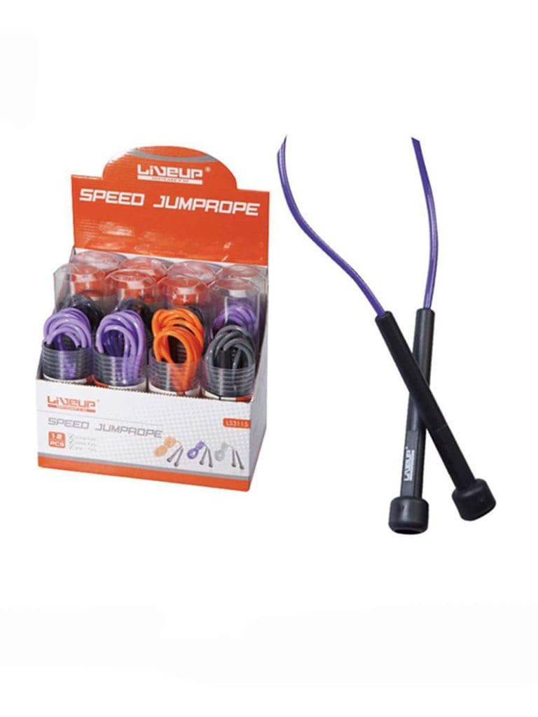 Liveup, Pvc Speed Jump Rope, Ls3115, Multi-Color - Athletix.ae