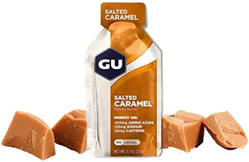 Sport In Life GU Energy Original Sports Nutrition Energy Gel - 24 Count Box (Salted Caramel)