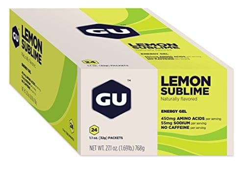 Sport In Life GU Energy Original Sports Nutrition Energy Gel (Lemon Sublime, 24 Count (Pack of 1))