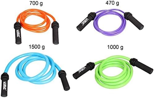 Liveup, Heavy Jumpprope 700G One Size, Ls3139, Orange - Athletix.ae