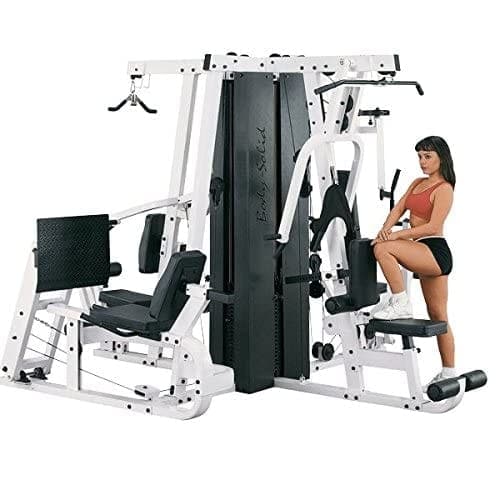 Body Solid Ultimate Triple Stack Gym, Grey/Black, Exm4000S - Athletix.ae