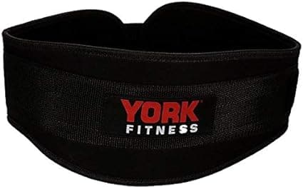 York, Fitness Nylon Workout Belt, 60210, Black - Athletix.ae