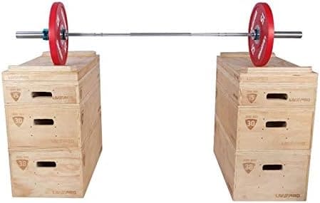 Liveup, Wood Jerk Boxes 15-12-6-2.25, Lp8816 - Athletix.ae