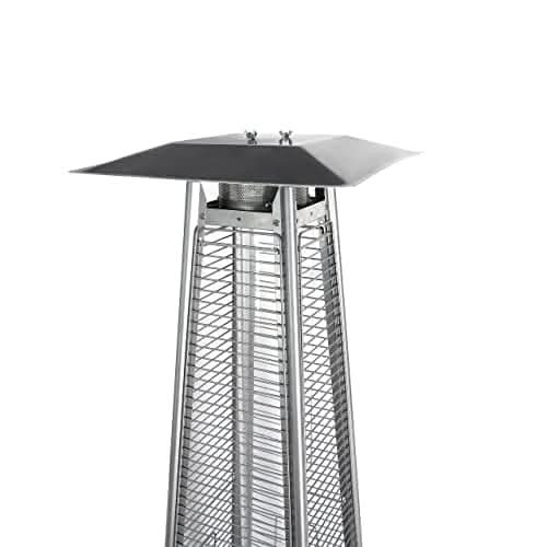 PureHeat Pyramid Style Gas Patio Heater In Stainless Steel