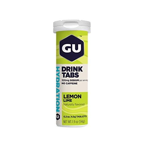 Sport In Life GU Energy Hydration Electrolyte Drink Tablets, Single Tube (Lemon Lime)