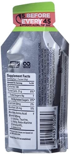 Sport In Life GU Energy Roctane Ultra Endurance Energy Gel, 24-Count (Strawberry Kiwi, 24-COUNT)