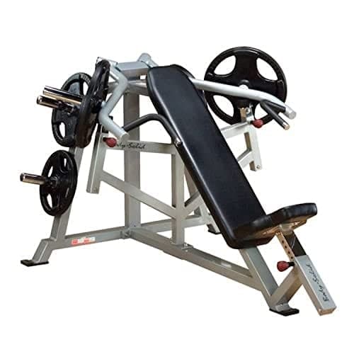Body Solid LVIP Leverage Incline Press, Grey/Black - Athletix.ae