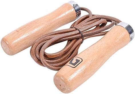 Liveup Sports Leather Jump Rope | LS3121 - Athletix.ae
