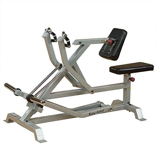 Body Solid LVSR Leverage Seated Row, Grey/Black - Athletix.ae