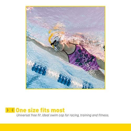 FINIS Freestyle Center-Mount Swimming Snorkel, Yellow, Adult - Athletix.ae