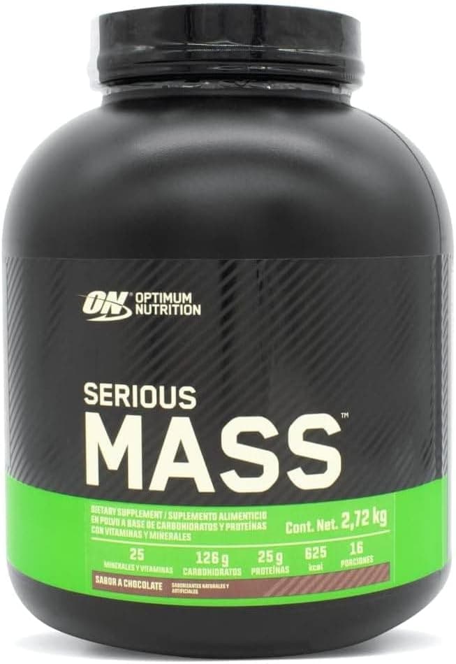 Optimum Nutrition Serious Mass for Muscle Building & Weight Gain Goals, 6 lbs - 8 Servings