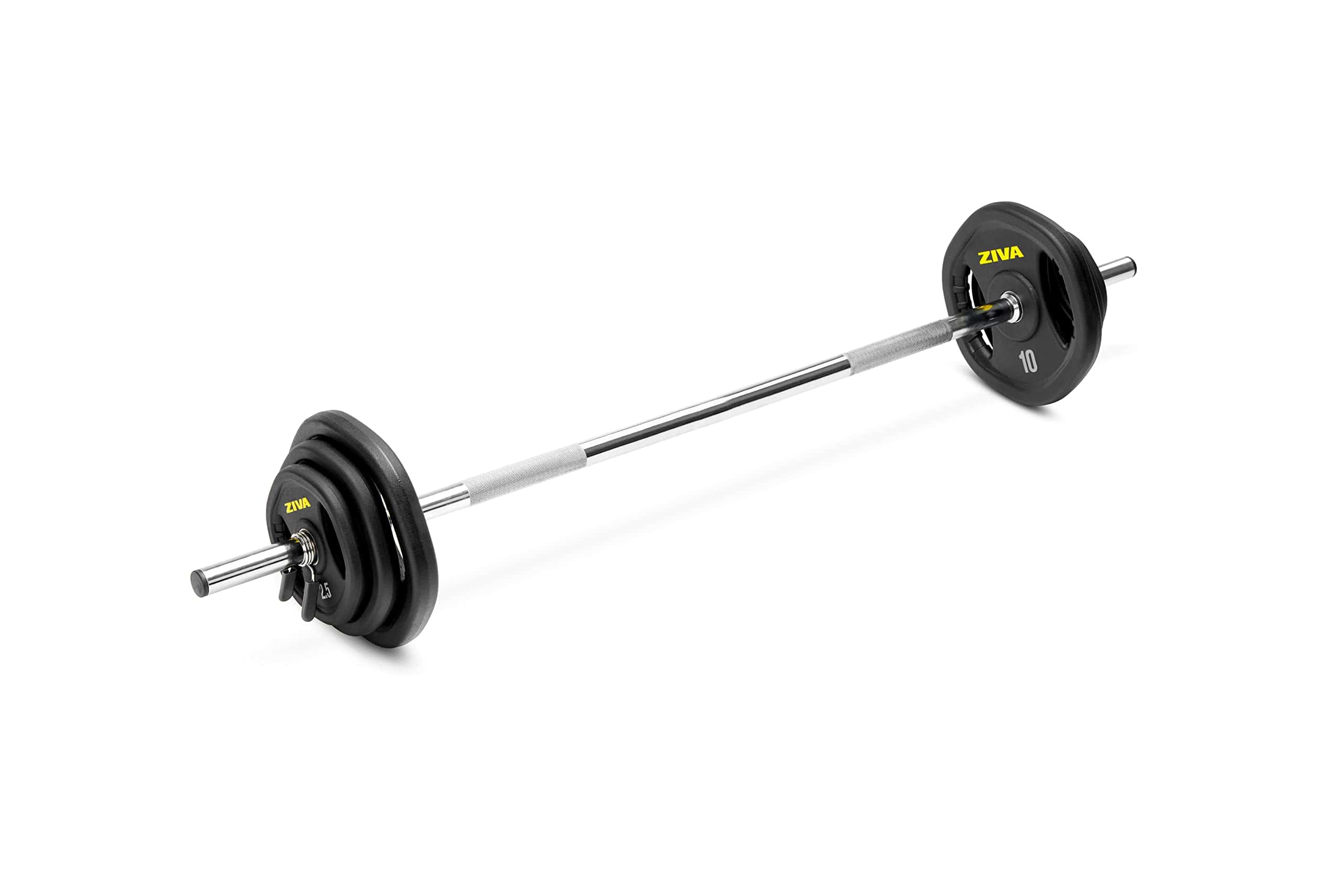 SWLLC Barbell Sets & Weight Sets Ziva RPU Body Pump Set 19.5Kg, 6Disc, Bar, Clamp