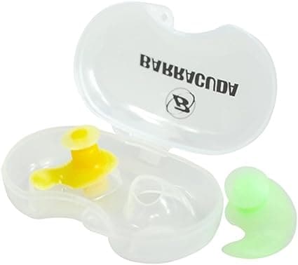 Barracuda, Ear Plugs Small With Storage Case, Green/Yellow - Athletix.ae