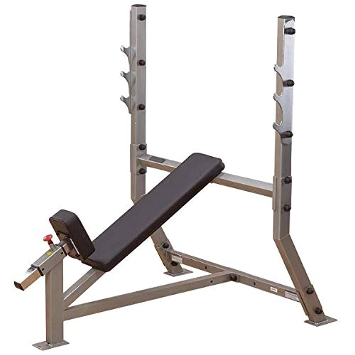 Body Solid Fixed Incline Bench, Grey/Black, SIB349G / SIB359G - Athletix.ae