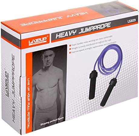 Liveup, Heavy Jumpprope 700G One Size, Ls3139, Orange - Athletix.ae