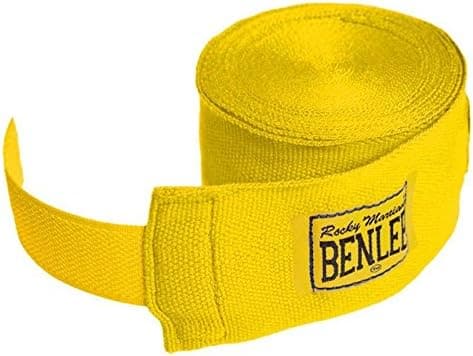 Benlee, Handwraps Elastic 300CM, 195002/4000, Yellow - Athletix.ae