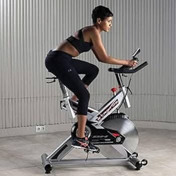 BH Fitness, Stratos H9178 Indoor Cycle Bike, Silver & Black - Athletix.ae