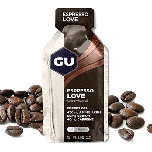 Sport In Life GU Energy Original Sports Nutrition Energy Gel (Espresso Love, 24 Count (Pack of 1))